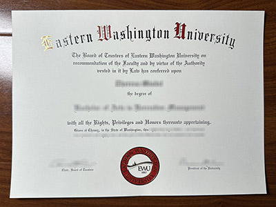 What’s the cost and time to buy a fake Eastern Washington University degree online? 在线购买假东华盛顿大学学位的成本和时间是多少?