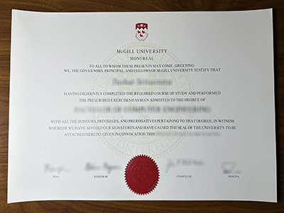 Where can i obtain a fake McGill University degree quickly? 我在哪里可以快速获得麦吉尔大学假学位?
