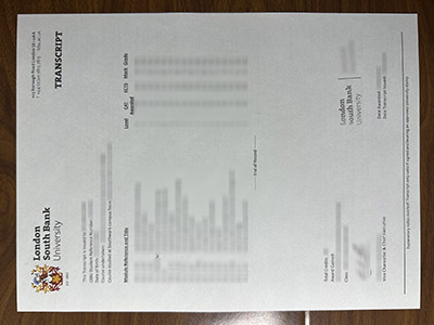 How much does to buy a fake London South Bank University transcript online? 在线购买假的伦敦南岸大学成绩单要多少钱?