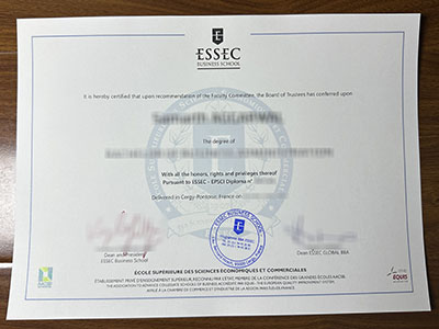 How much does to order a fake ESSEC Business School certificate? 订购假的 ESSEC 商学院证书要多少钱?