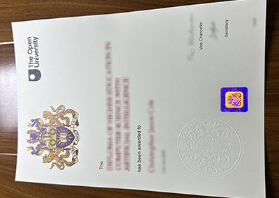 How can I obtain a The Open University degree certificate of latest version?如何获得最新版本的开放大学学位证书？