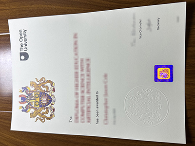 How can I obtain a The Open University degree certificate of latest version?如何获得最新版本的开放大学学位证书？
