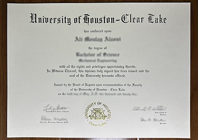 How to obtain a fake University of Houston–Clear Lake degree for a better job? 如何获得休斯顿大学克利尔莱克分校的假学位以获得更好的工作?