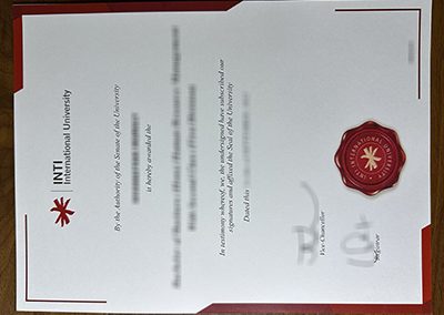 How much does to buy a fake INTI International University degree of latest version? 购买最新版本的假英迪国际大学学位证书要多少钱？