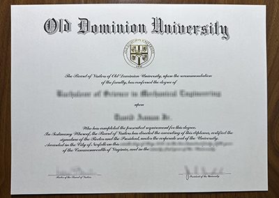 What’s the cost does to purchase a fake Old Dominion University diploma online? 在线购买伪造的老道明大学文凭需要多少钱?