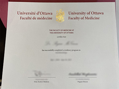 How much does to obtain a fake University of Ottawa Medicine diploma online? 在线获取渥太华大学医学院假文凭需要多少钱？