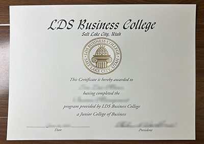 Is it possible to order a fake LDS Business College diploma of old version? 可以订购旧版的假 LDS 商学院文凭吗？