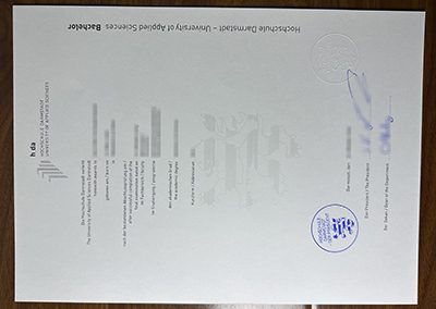 How does a fake Hochschule Darmstadt urkunde look like? 假的达姆施塔特大学 (Hochschule Darmstadt urkunde) 是什么样子的?