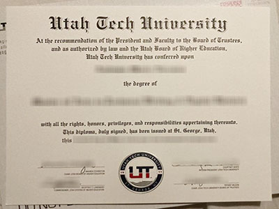 How to get a Utah Tech University diploma without examination? 如何不参加考试就获得犹他理工大学的文凭？