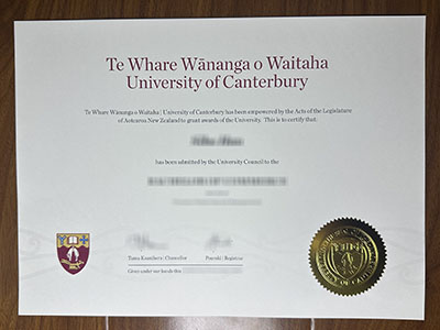 How does a University of Canterbury diploma look like? 坎特伯雷大学的文凭长什么样？
