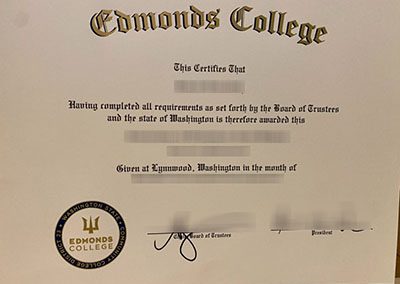 Is it easy to purchase a Edmonds College diploma in 2026? 2026年购买埃德蒙兹学院的文凭容易吗？