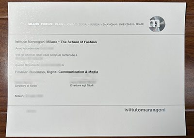 What’s the cost does to order a Istituto Marangoni diploma online?在线订购马兰戈尼学院文凭需要多少钱？