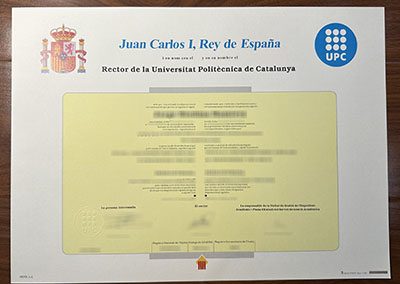 Is it easy to obtain a Universitat Politècnica de Catalunya diploma in 3 days?三天拿到加泰罗尼亚理工大学文凭容易吗？