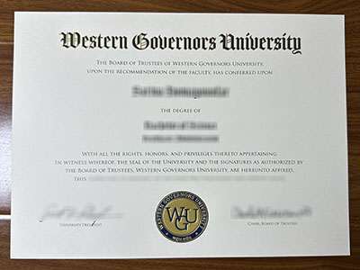 3 tips to obtain a Western Governors University diploma? Order WGU degree. 获得西州州立大学（Western Governors University）文凭的3个技巧？订购WGU学位证书。