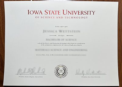 What’s the cost does to get a Iowa State University diploma online? 在线获得爱荷华州立大学文凭需要多少费用？