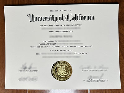 How much does to order a University of California Santa Cruz diploma? 订购加州大学圣克鲁兹分校的文凭需要多少钱？