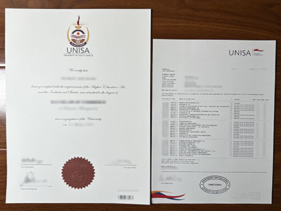 How is a University of South Africa diploma and transcript looks like? 南非大学的毕业证书和成绩单长什么样？